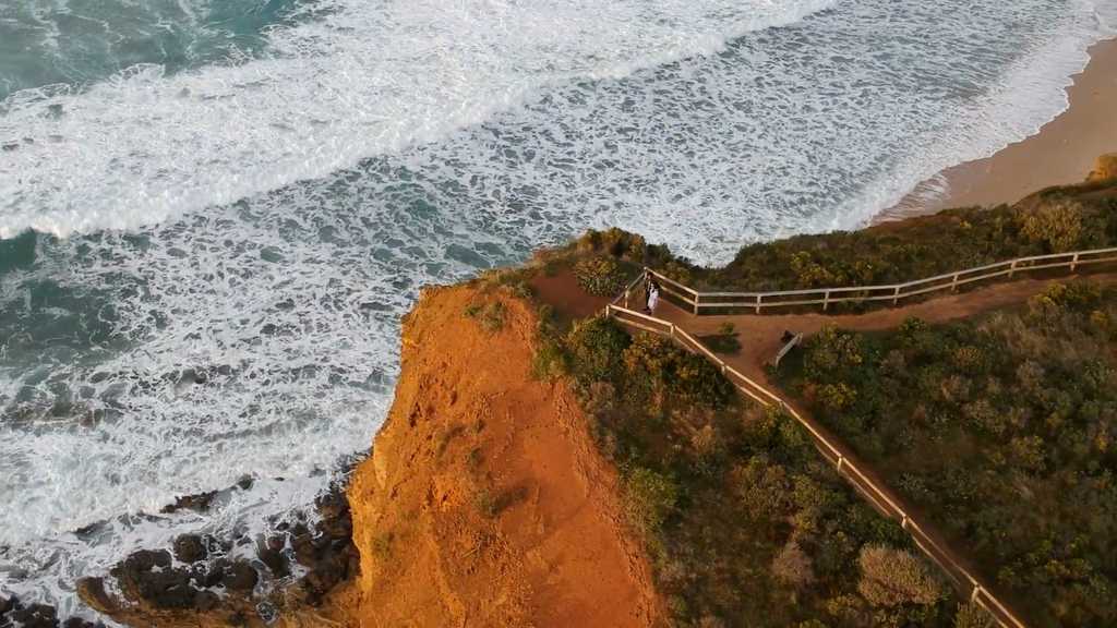 Us enjoying the views of the Great Ocean Road