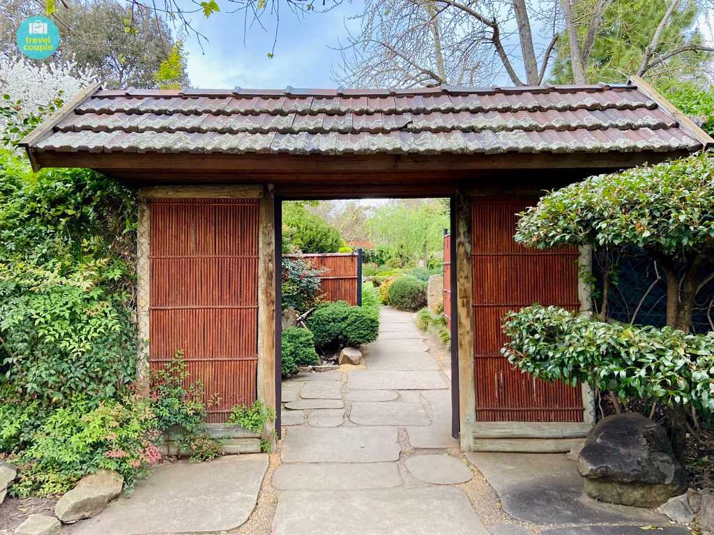 Entrance to the gardens